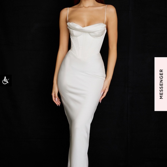 House of CB Dresses & Skirts - COPY - House of CB Charmaine Dress White Maxi Dress XS